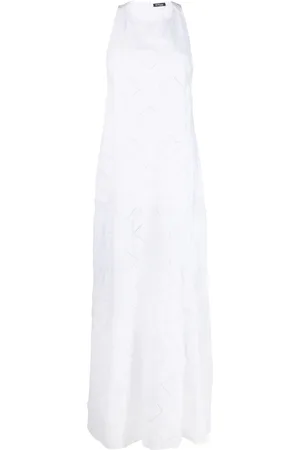Kiton Perforiertes Midikleid