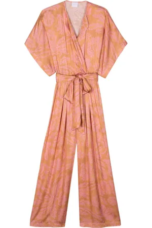 ..,MERCI Jumpsuit aus Satin mit Print