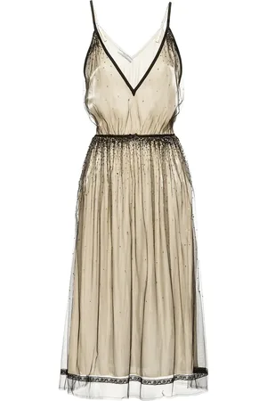 Prada Verziertes Tüllkleid