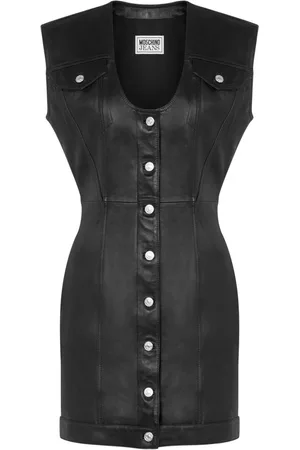 Moschino Minikleid aus Leder