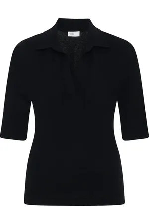 ROSETTA GETTY Gestricktes Poloshirt