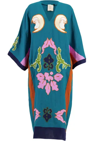Paula Cinnabar Leinenkleid