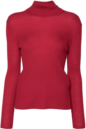 P.A.R.O.S.H. Gerippter Rollkragenpullover
