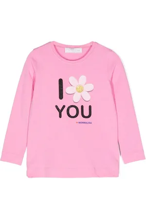 MONNALISA Langarmshirt mit Text-Print
