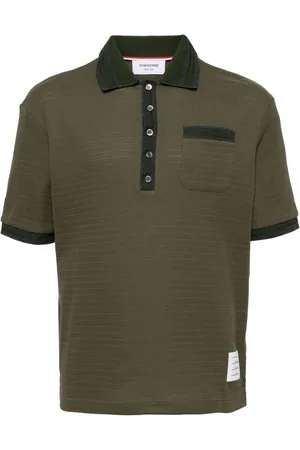 Thom Browne Poloshirt aus Pointelle-Strick