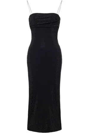 Serafini Midikleid mit Kristallen