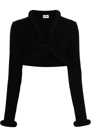 Jean Paul Gaultier Cropped-Cardigan mit wattierten Details