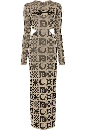 Nanushka Onika Midikleid mit Jacquard