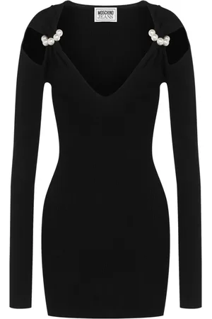 Moschino Kleid mit Kunstperlen