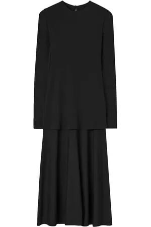 Jil Sander Midikleid im Layering-Look