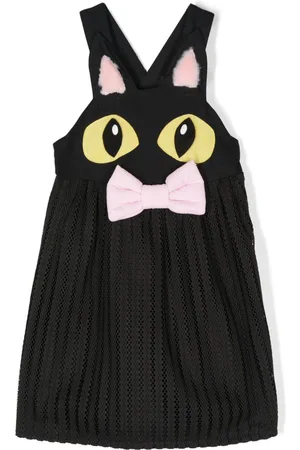 Wauw Capow by Bangbang Maisy Kleid mit Katzenapplikation