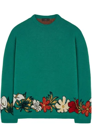 Alanui Intarsien-Pullover aus Kaschmir