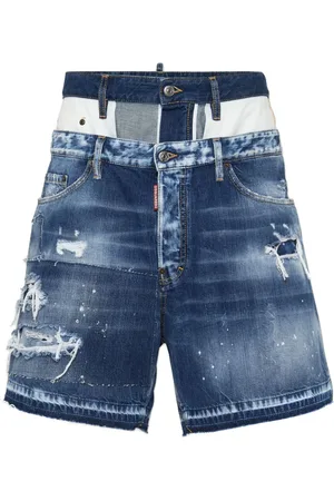 Dsquared2 Jeans-Shorts im Distressed-Look