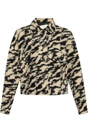 Marant Etoile Ferida Mantel mit Zebra-Print