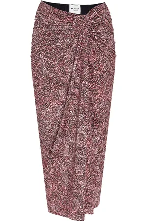 Marant Etoile Jelida Midirock mit grafischem Print
