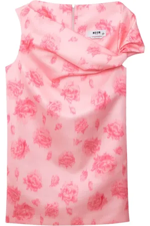 Msgm Minikleid mit Blumen-Print