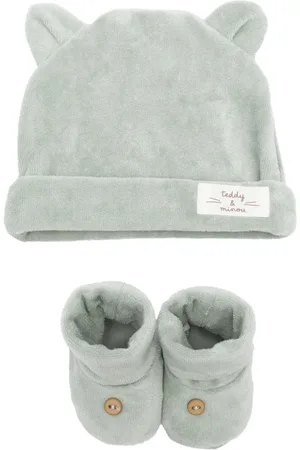TEDDY & MINOU Set aus Beanie und Schuhen