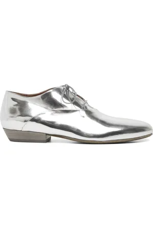 MARSÈLL Oxford-Schuhe in Metallic-Optik