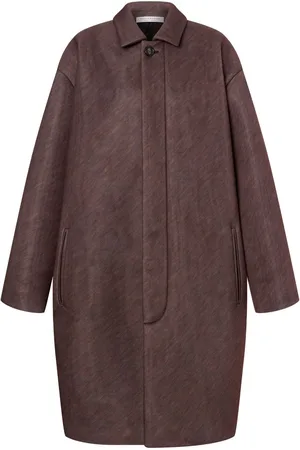 Serafini Melierter Maxi-Mantel