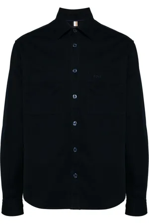 HUGO BOSS Hemd mit Logo-Stickerei