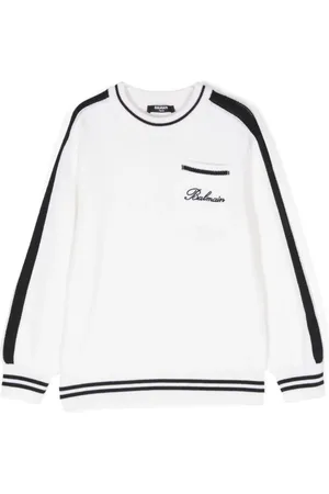 Balmain Pullover mit Logo-Stickerei