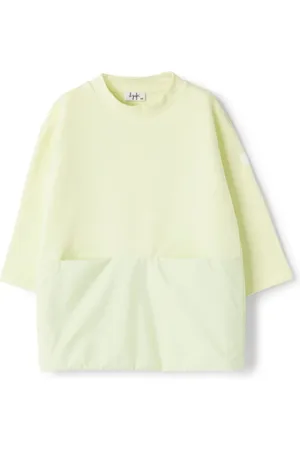 Il gufo Kleid mit Logo-Patch