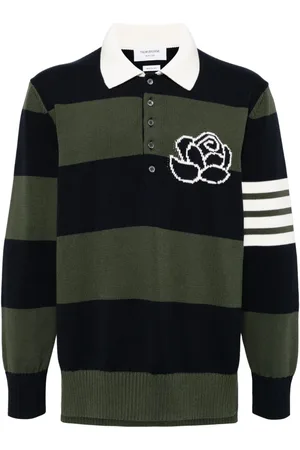 Thom Browne Poloshirt mit Streifen
