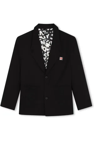 DKNY Sakko mit Logo-Applikation