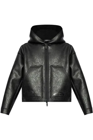 Dsquared2 Kapuzenjacke aus Faux-Leder
