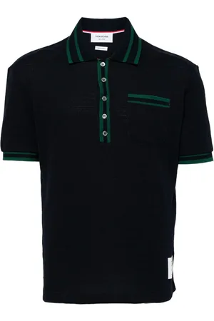 Thom Browne Poloshirt aus Pointelle-Strick