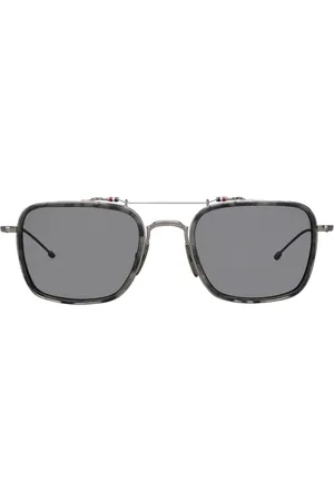 Thom Browne Eckige Sonnenbrille in Schildpattoptik