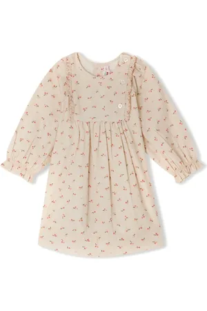 BONPOINT Kleid aus Bio-Baumwolle mit Kirschprint