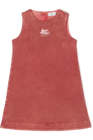 Etro Kleid mit Pegaso-Stickerei