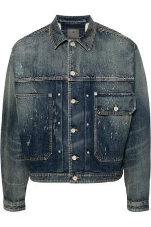 Givenchy Jeansjacke im Distressed-Look