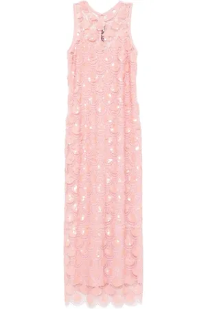 ROTATE Ärmelloses Maxikleid