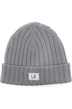 C.P. Company Beanie mit Logo-Patch
