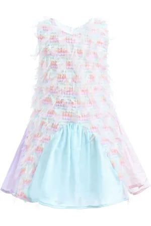 Mimi Tutu Gestepptes Regenbogen-Kleid
