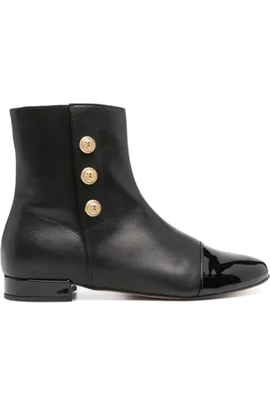 Balmain Stiefeletten mit Logo-Knöpfen