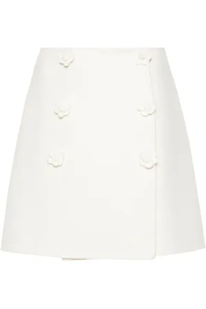 ERMANNO SCERVINO Minirock mit Blumen-Applikationen