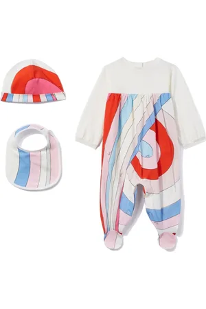 PUCCI Junior Strampler-Set mit Iride-Print