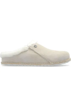 Birkenstock Slipper mit Faux-Fur-Besatz
