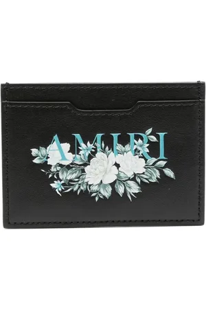 AMIRI Kartenetui mit Blumenmotiv