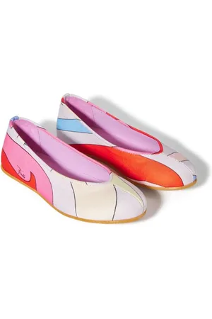 PUCCI Junior Ballerinas mit Marmo-Print