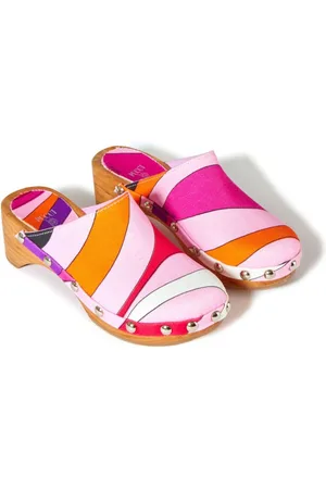 PUCCI Junior Sandalen mit Marmo-Print