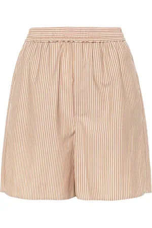 Auralee Gestreifte Shorts