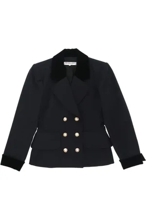 Saint Laurent 1970s doppelreihige Wolljacke
