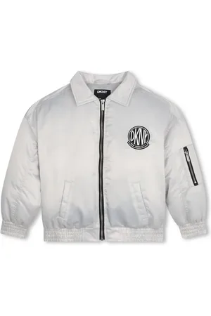 DKNY Gefütterte Jacke mit Logo-Patch