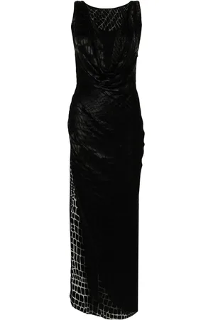 BLUMARINE Kleid mit Devoré-Effekt