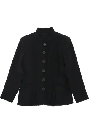 Saint Laurent 1980s einreihige Jacke