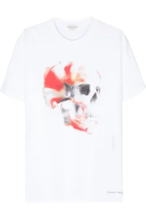 Alexander McQueen Obscured Skull T-Shirt